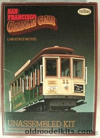 Testors 1/48 San Francisco Cable Car (Ex-Hawk), 517 plastic model kit